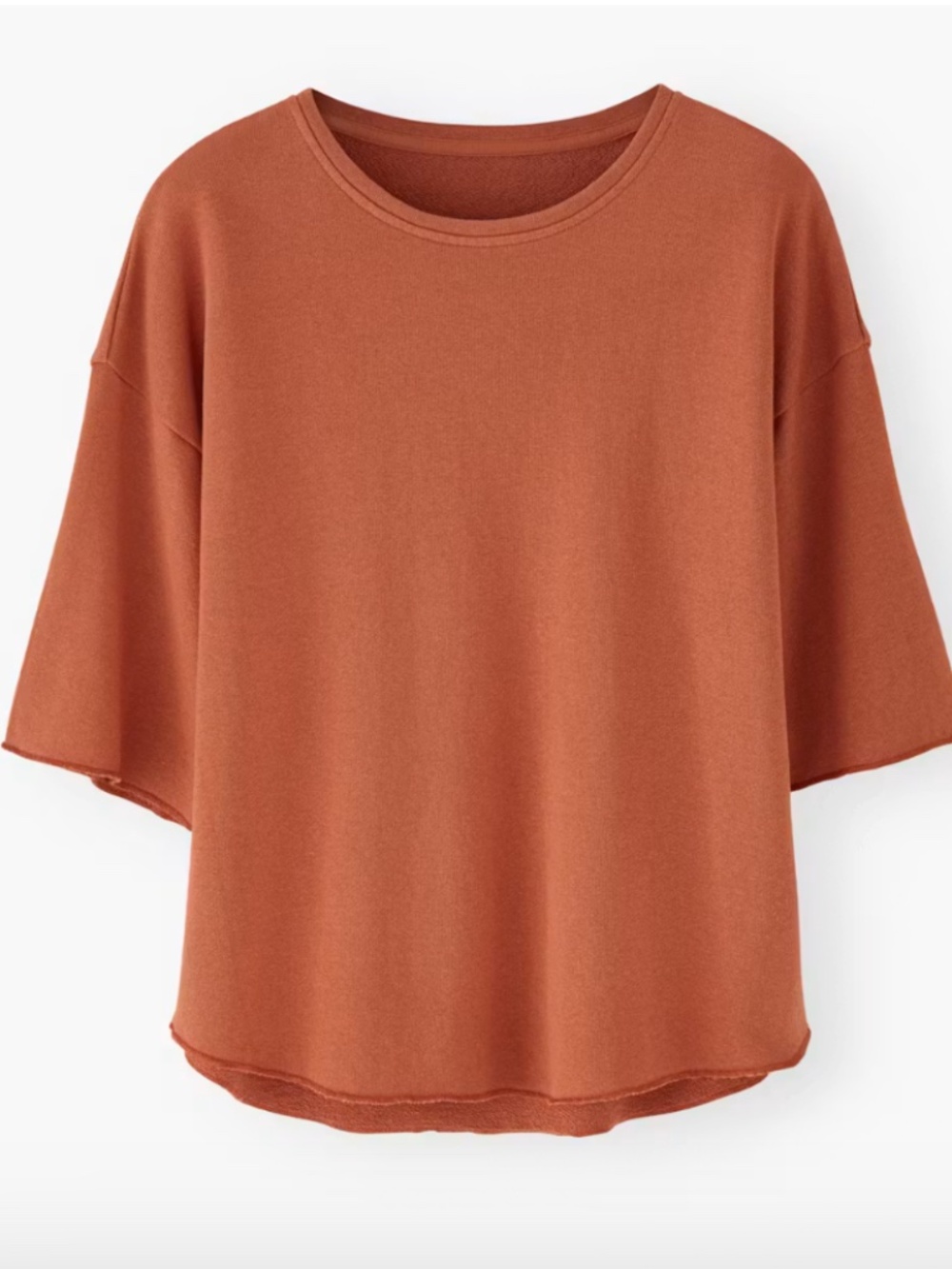 Wrap London Loopback T-Shirt Top Hemp And Organic Cotton Relax Fit Pigment-dyed